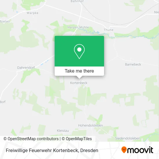 Карта Freiwillige Feuerwehr Kortenbeck