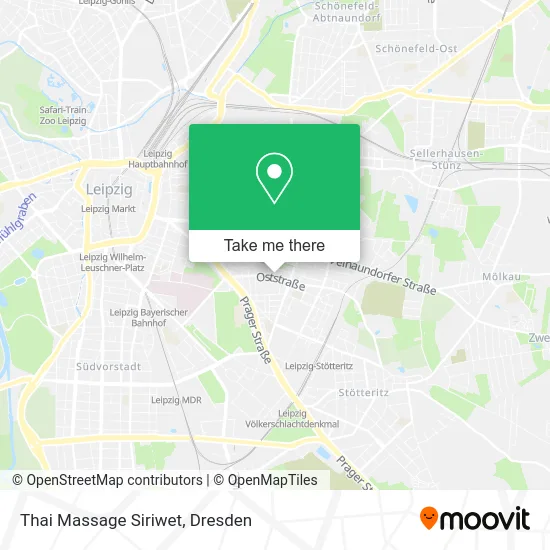 Карта Thai Massage Siriwet