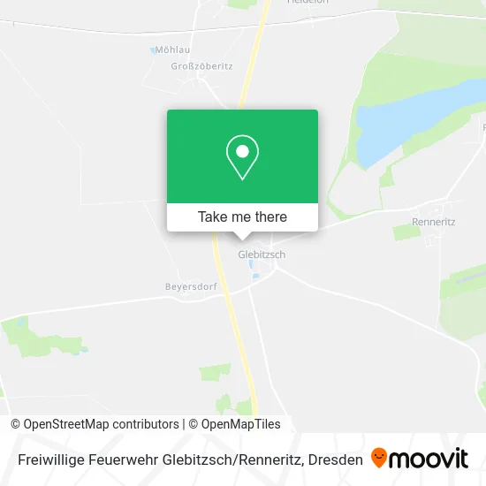 Карта Freiwillige Feuerwehr Glebitzsch / Renneritz