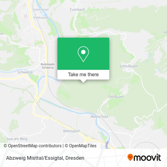 Карта Abzweig Misttal/Essigtal