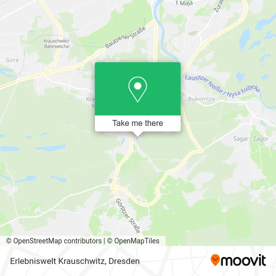 Карта Erlebniswelt Krauschwitz
