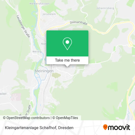 Карта Kleingartenanlage Schafhof