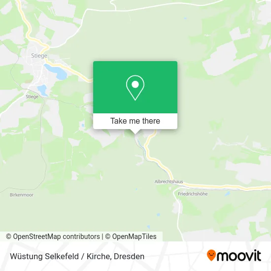 Карта Wüstung Selkefeld / Kirche