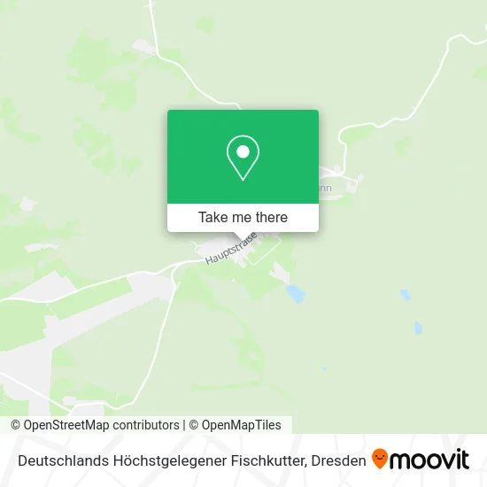 Карта Deutschlands Höchstgelegener Fischkutter