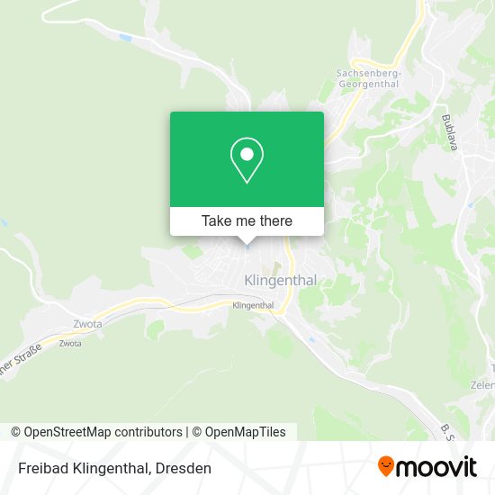 Карта Freibad Klingenthal