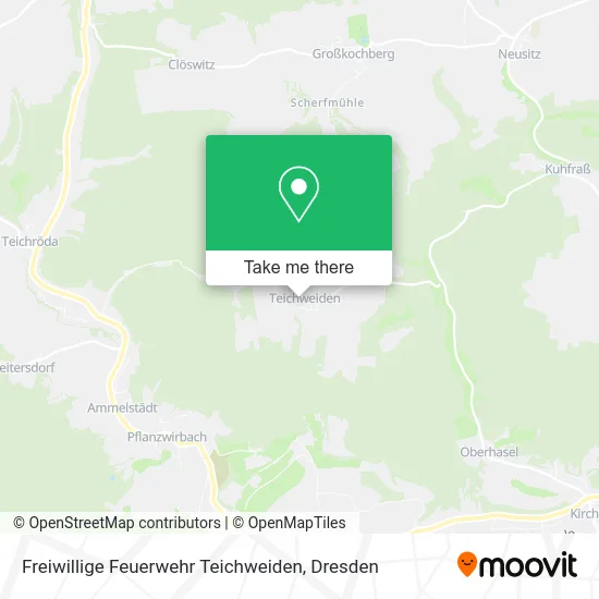 Карта Freiwillige Feuerwehr Teichweiden
