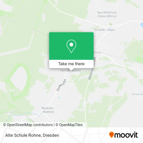 Карта Alte Schule Rohne