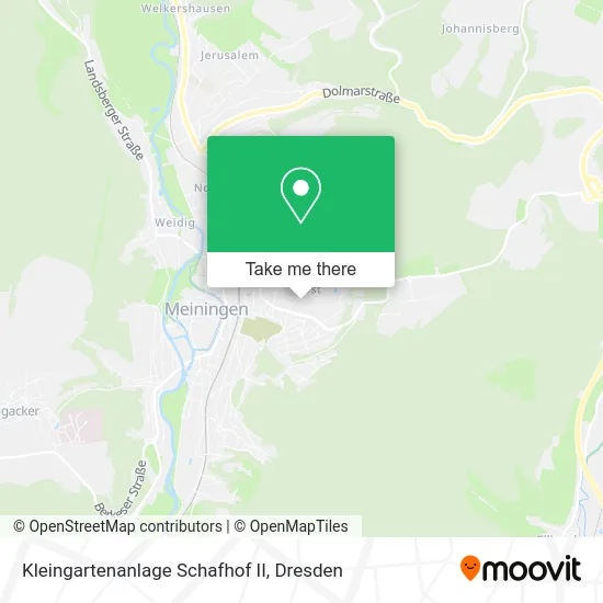 Карта Kleingartenanlage Schafhof II