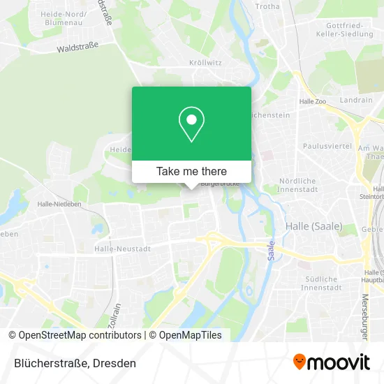 Blücherstraße map