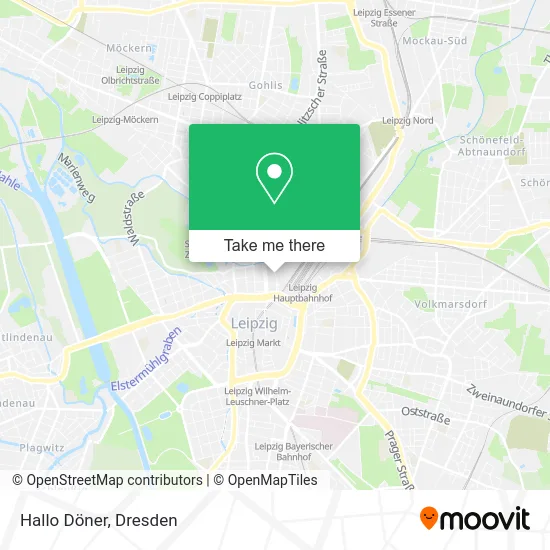 Карта Hallo Döner