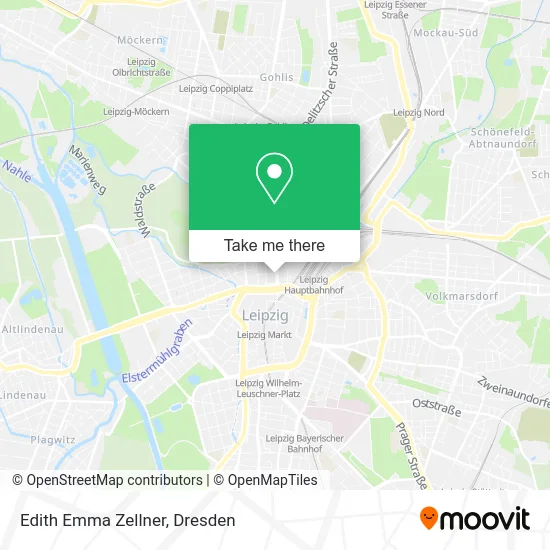 Карта Edith Emma Zellner