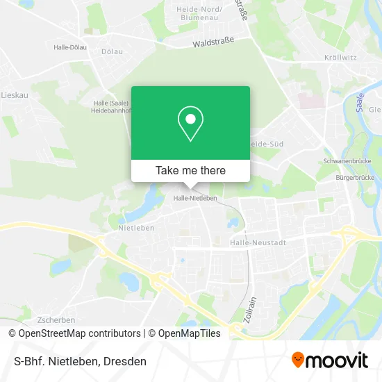 Карта S-Bhf. Nietleben