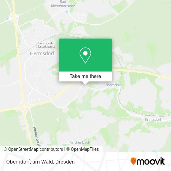 Карта Oberndorf, am Wald