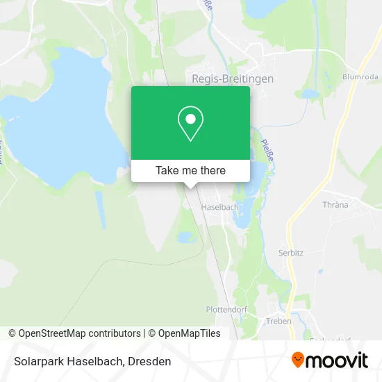 Карта Solarpark Haselbach