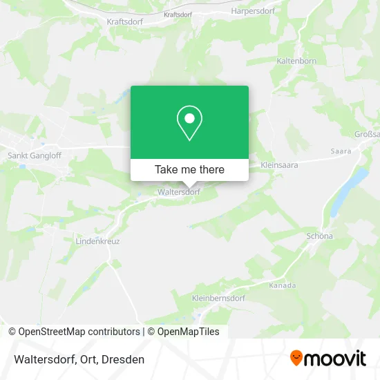 Карта Waltersdorf, Ort