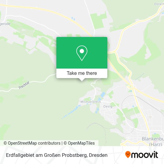 Карта Erdfallgebiet am Großen Probstberg