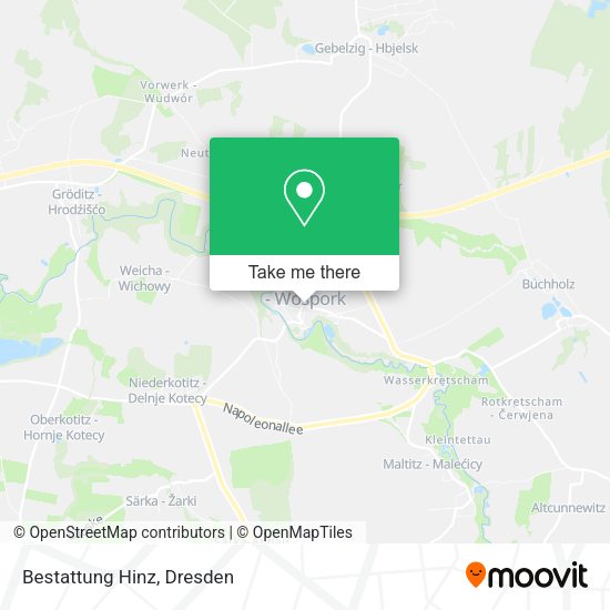 Карта Bestattung Hinz