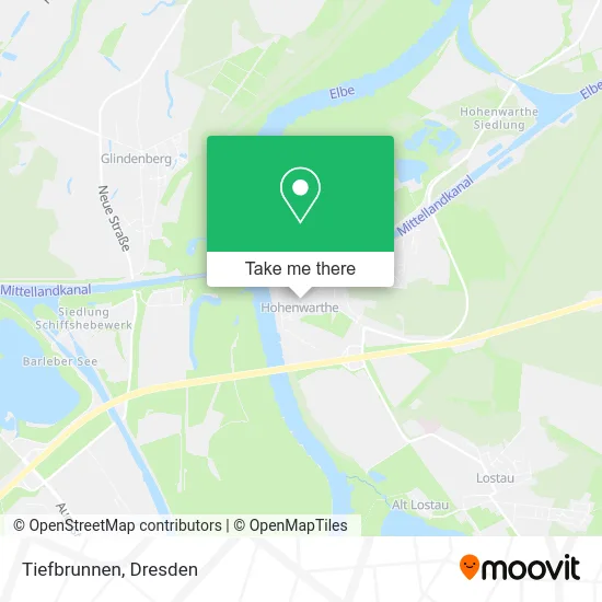 Карта Tiefbrunnen