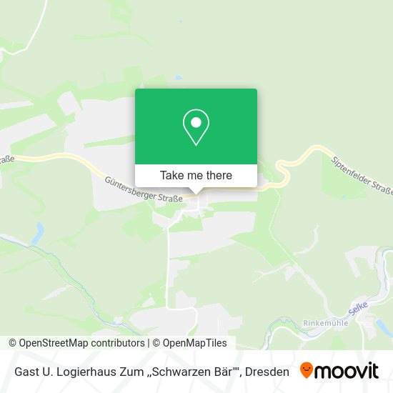 Карта Gast U. Logierhaus Zum ,,Schwarzen Bär""