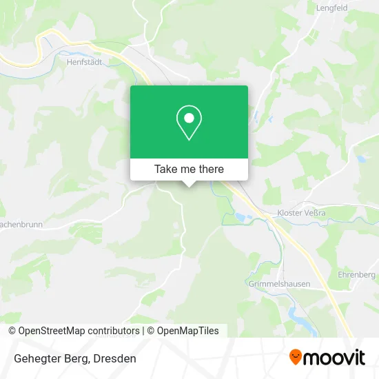 Карта Gehegter Berg