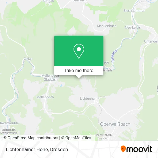 Карта Lichtenhainer Höhe