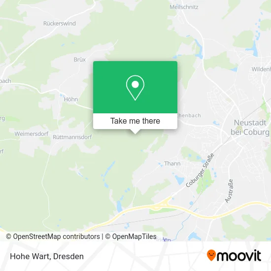 Карта Hohe Wart