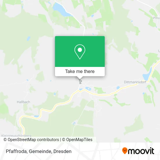 Карта Pfaffroda, Gemeinde