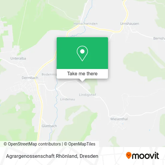 Agrargenossenschaft Rhönland map