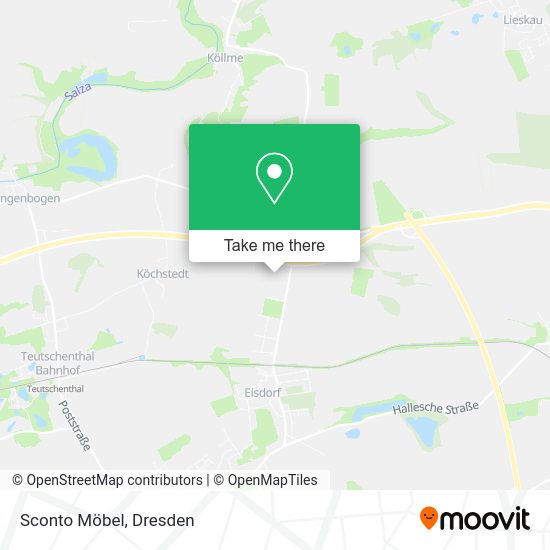Карта Sconto Möbel