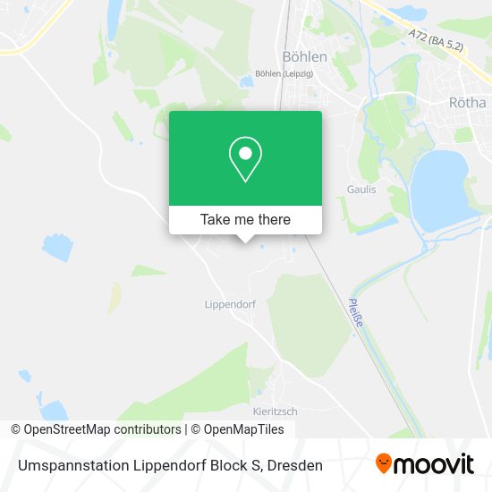 Карта Umspannstation Lippendorf Block S