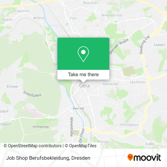 Карта Job Shop Berufsbekleidung