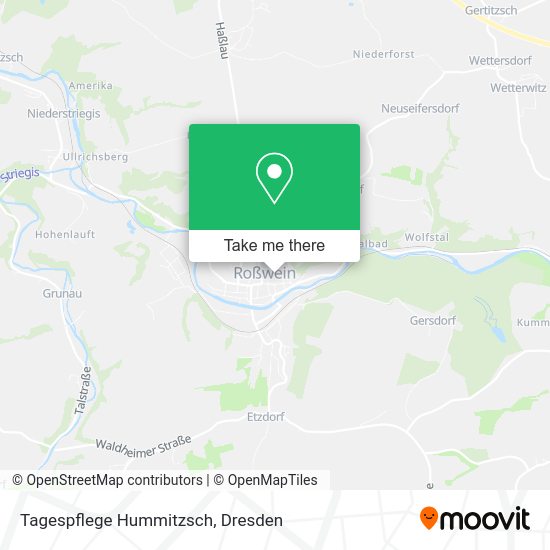 Карта Tagespflege Hummitzsch