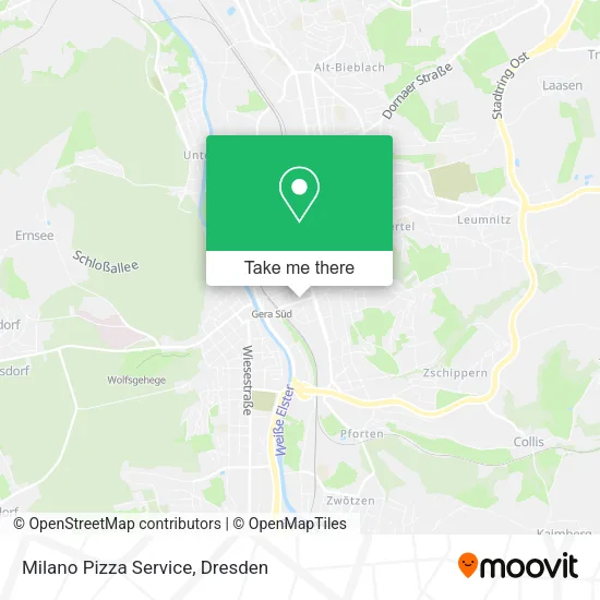 Карта Milano Pizza Service