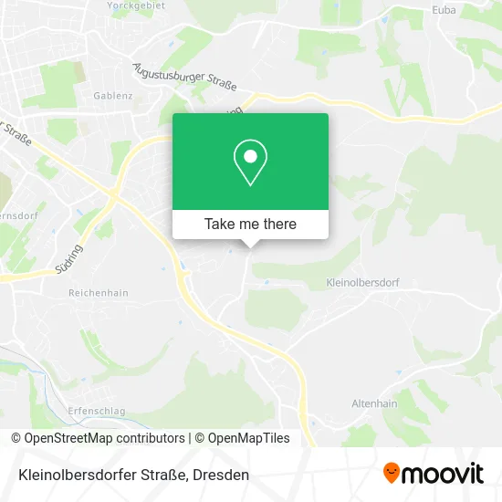Карта Kleinolbersdorfer Straße