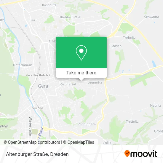 Altenburger Straße map