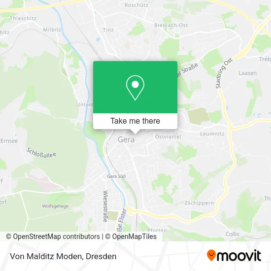 Карта Von Malditz Moden