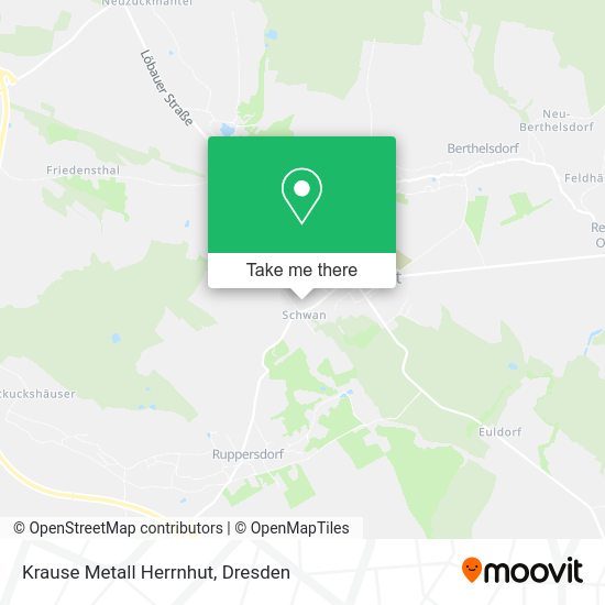 Карта Krause Metall Herrnhut