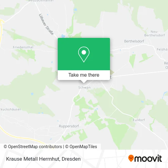 Карта Krause Metall Herrnhut