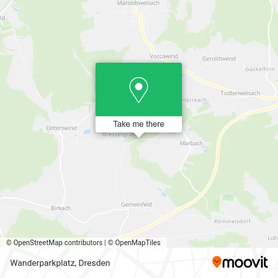 Карта Wanderparkplatz