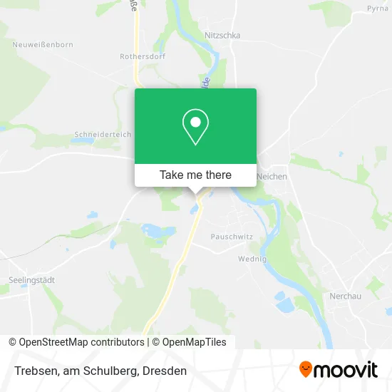 Карта Trebsen, am Schulberg