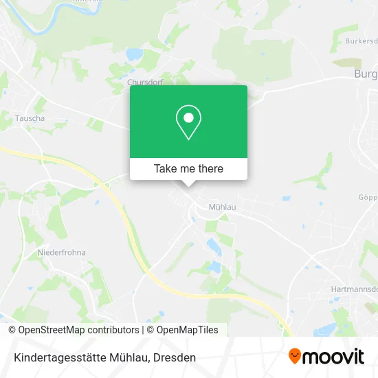 Карта Kindertagesstätte Mühlau