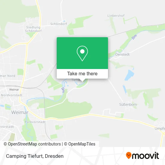 Карта Camping Tiefurt