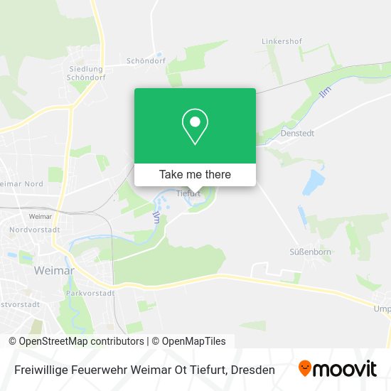 Карта Freiwillige Feuerwehr Weimar Ot Tiefurt