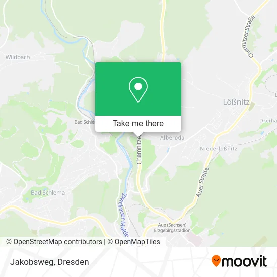 Карта Jakobsweg