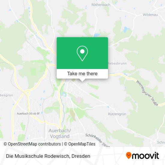 Карта Die Musikschule Rodewisch