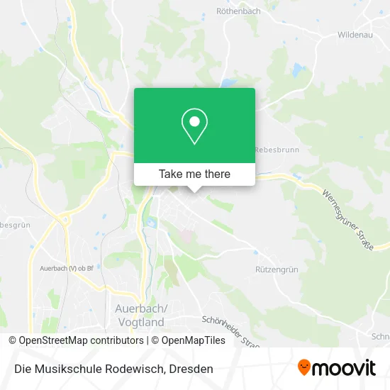 Карта Die Musikschule Rodewisch
