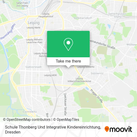 Карта Schule Thonberg Und Integrative Kindereinrichtung