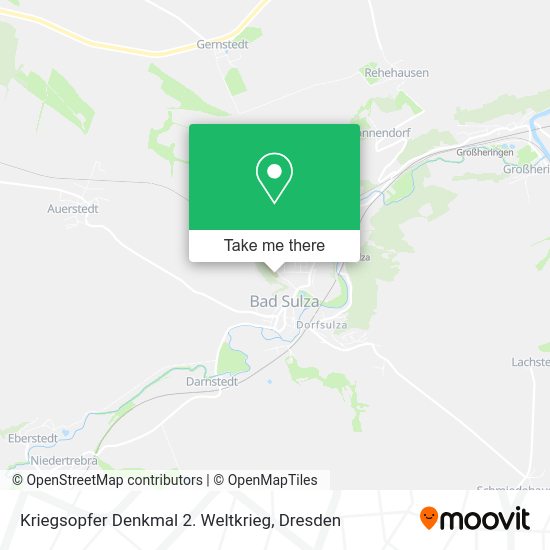 Карта Kriegsopfer Denkmal 2. Weltkrieg