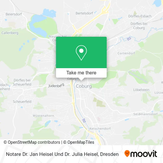 Карта Notare Dr. Jan Heisel Und Dr. Julia Heisel