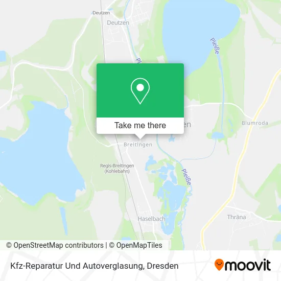 Карта Kfz-Reparatur Und Autoverglasung